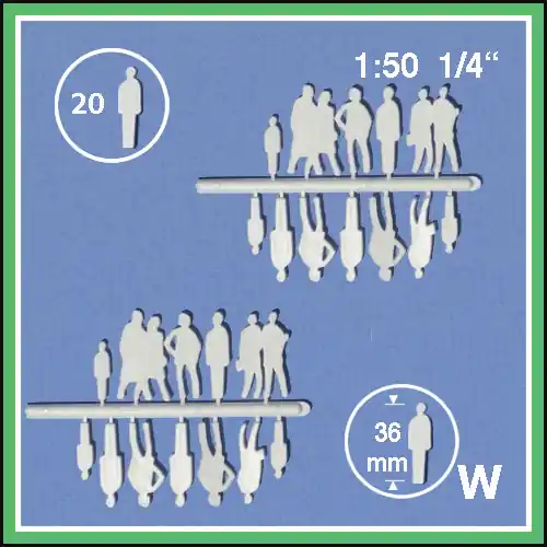 Nouveauté 20 Personnages en silhouette 1 50