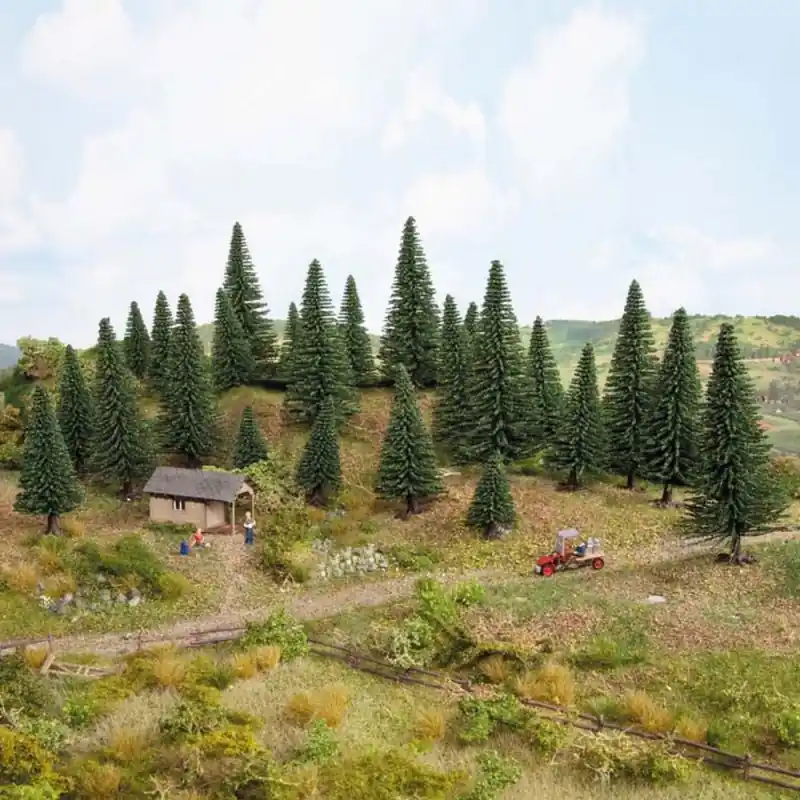 10 sapins 3.5 à 9 cm de haut-N Z-NOCH 32920 Acheter En Ligne