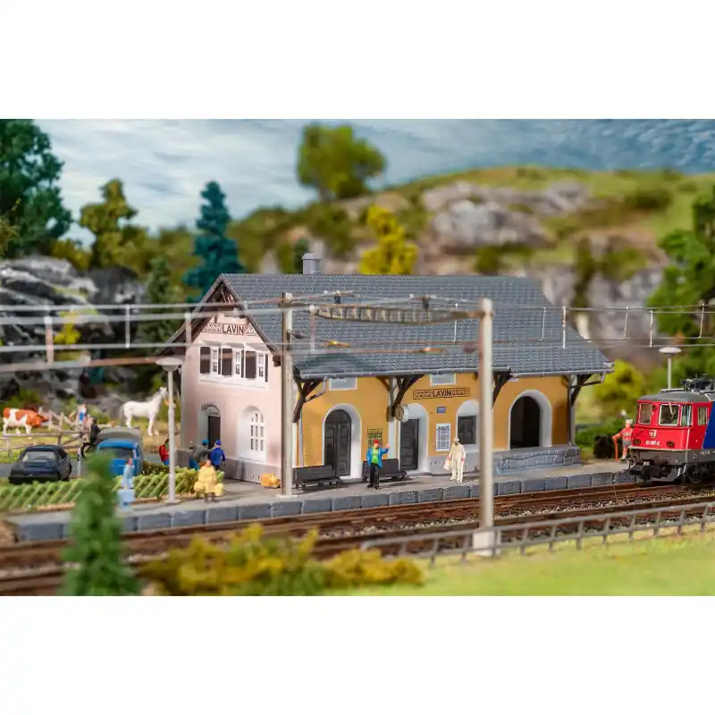 Petite gare de "Lavin" - Faller 212128 - N 1/160 Commande En Gros
