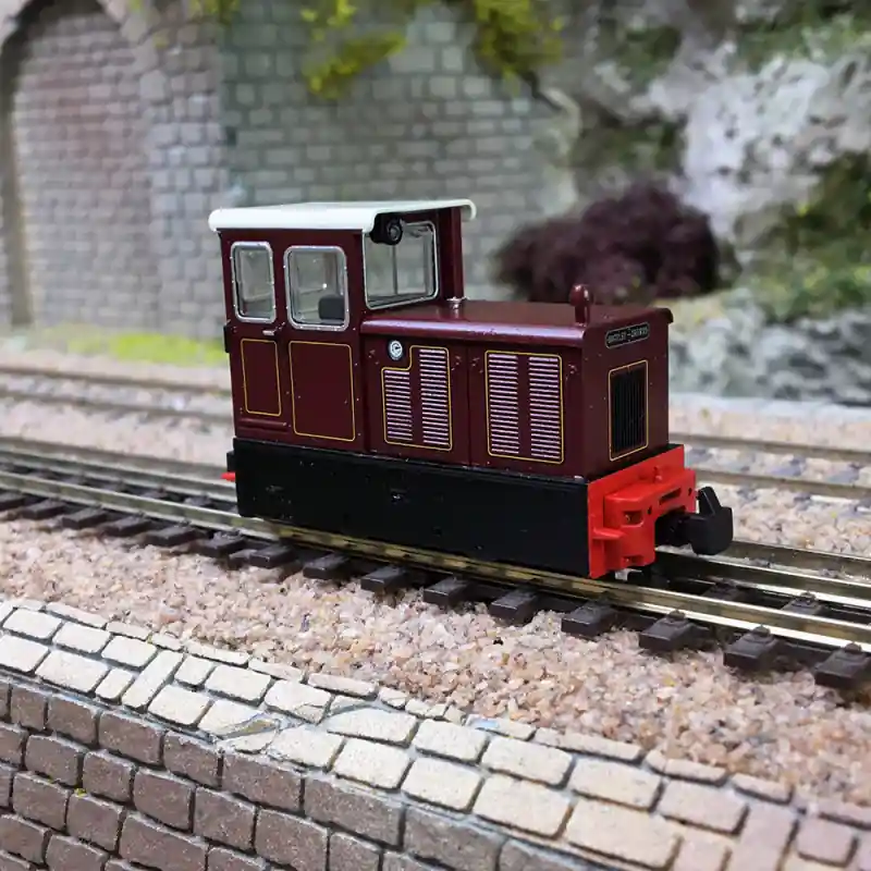 Meilleur Prix Locomotive diesel à voie étroite Baguley Drewry 70 chevaux, Rouge - Bachmann 392027 - HOe 1/76, 009