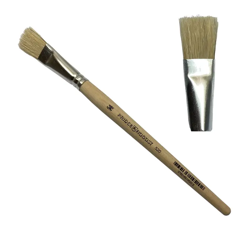 Authentique Pinceau brosse plate en soie de porc, N°14- PRINCE AUGUST 14/520