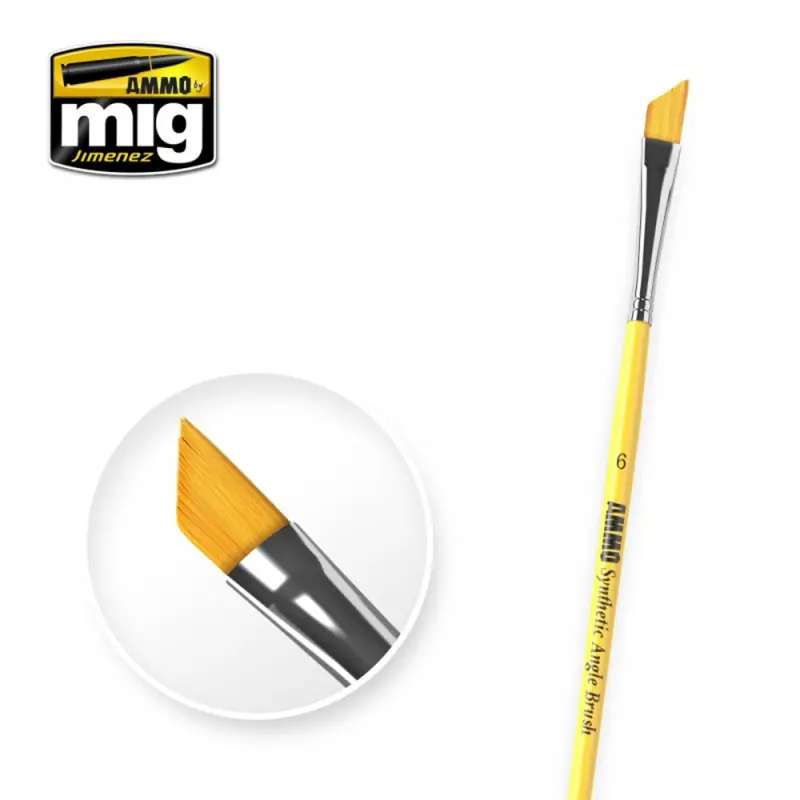 Prix Choc Pinceau No 6 "Brosse d‘Angle" Synthétique - AMMO 8607