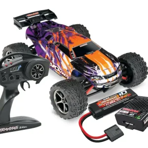 Marque Traxxas Mini E Revo Brushless 1/16 VXL TQI ID TSM 71076-8 violet