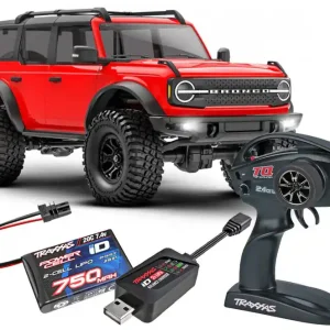 Offre Du Jour Traxxas TRX4M 1/18 Ford Bronco Crawler Rouge RTR - 97074-1