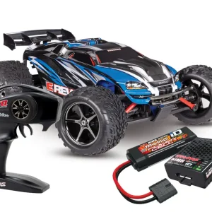 Haute Qualité Traxxas Mini E Revo 4WD RTR 1/16 bleu 71054-8