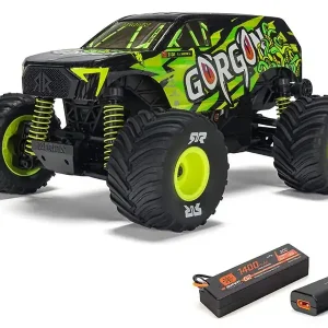 Arrma Monster Truck Gorgon GROM charbon 4X4 RTR 1/16 jaune - ARA2130T1 Prix Réduit