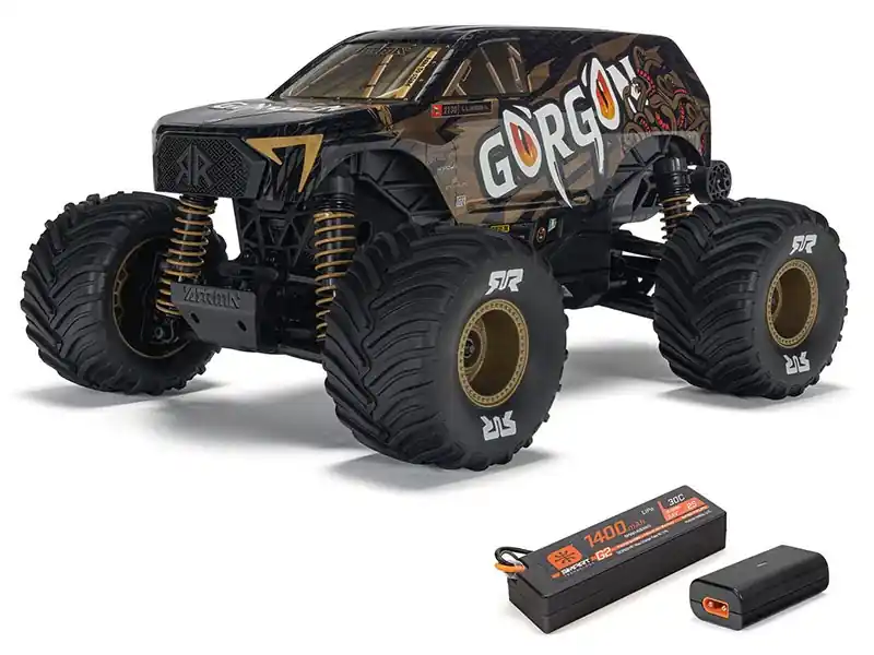 Populaire Arrma Monster Truck Gorgon GROM charbon 4X4 RTR 1/16 bronze - ARA2130T3