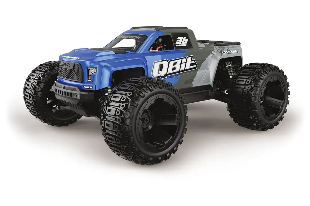 Maverick QBIT Monster truck 1/16 version charbon 151000 Dernière Chance