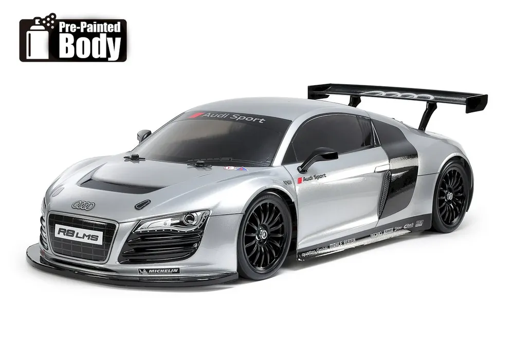 Paiement Sécurisé Tamiya Audi R8 LMS 2008 TT02 - 47517 (Carrosserie pré-peinte)