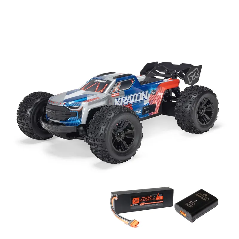 Arrma Mini Kraton 3S BLX 1/16 4x4 Brushless RTR (batterie/chargeur) ARA2508ST1 Meilleur Prix