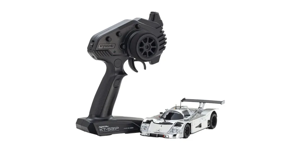 Promotion Kyosho Mini-Z MR04 RWD Sauber Mercedes C9 Chrome Silver (W-MM/KT531P)