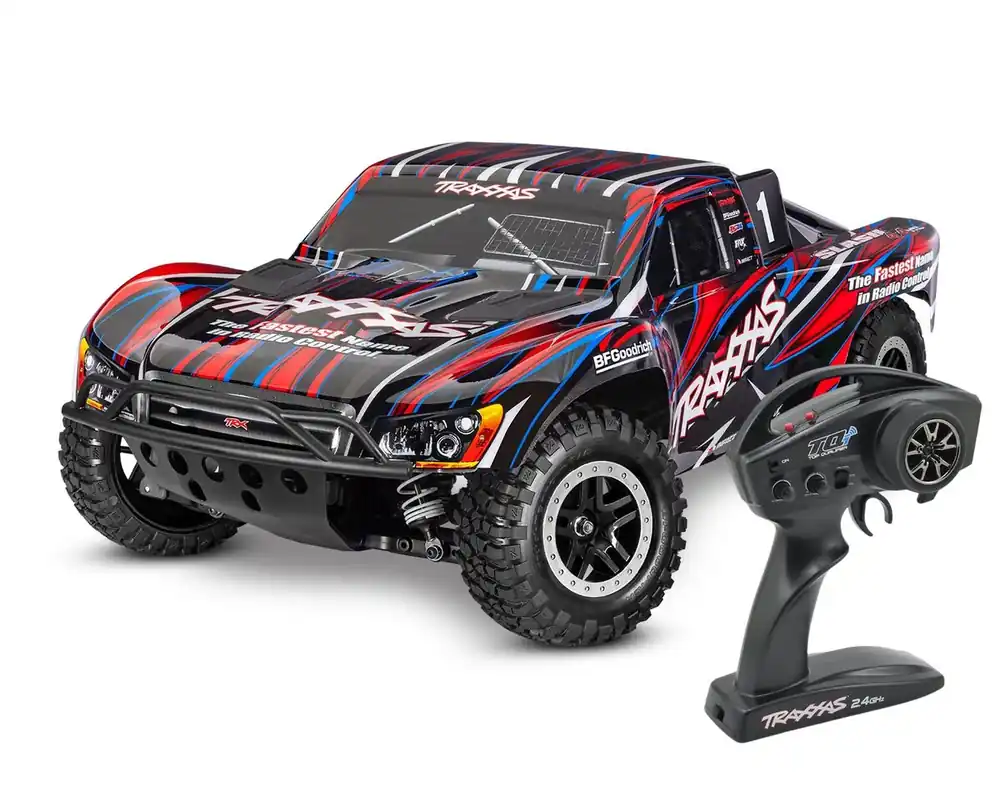 Traxxas Slash 4X4 VXL brushless HD 68386-4 rouge Meilleure Vente