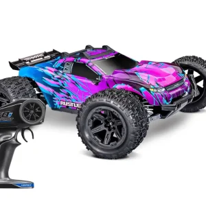 Affaire À Saisir Traxxas Rustler VX3 Brushless HD 1/10 RTR - 67464-4 fushia