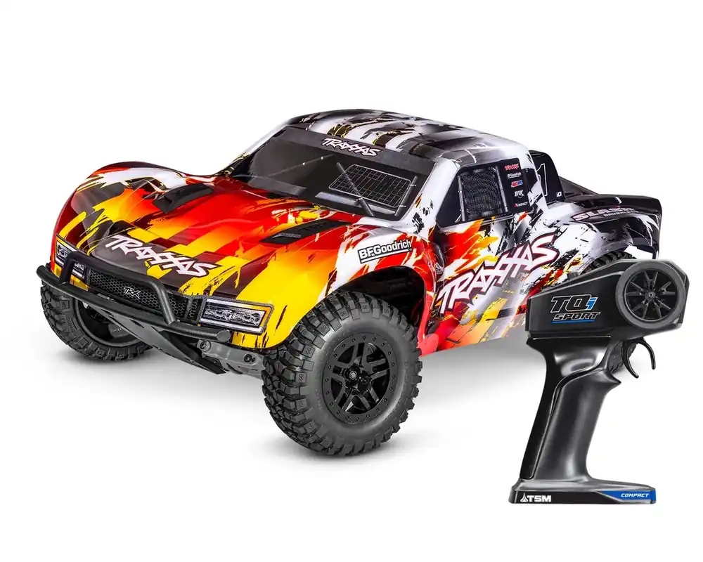 Traxxas Slash 2WD VX3 brushless rouge 58434-4 Retour Gratuit