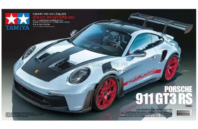 Maquette Porsche 911 GT3 RS (992) 1/24 - Tamiya 24370 Quantité Limitée