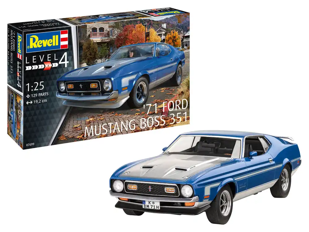 ‘71 Mustang Boss 351 1/25 - Revell 07699 Authentique