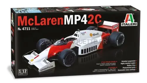Bon Plan McLaren MP4/2C Prost/Rosberg 1/12 - Italeri 4711