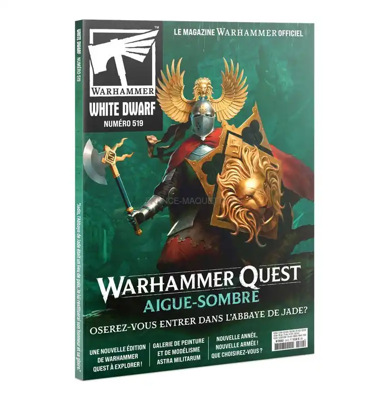 Nouvel Arrivage Magazine Games Workshop White Dwarf 519 - décembre 2025