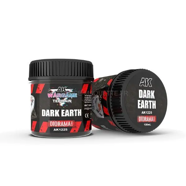 Dark earth 100 ml - Ak Interactive 1225 Offre Exclusive