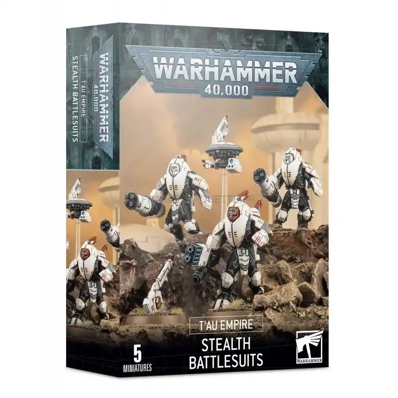 T‘Au Empire Exo-Armures Stealth - Warhammer 40,000 56-14 Pas Cher