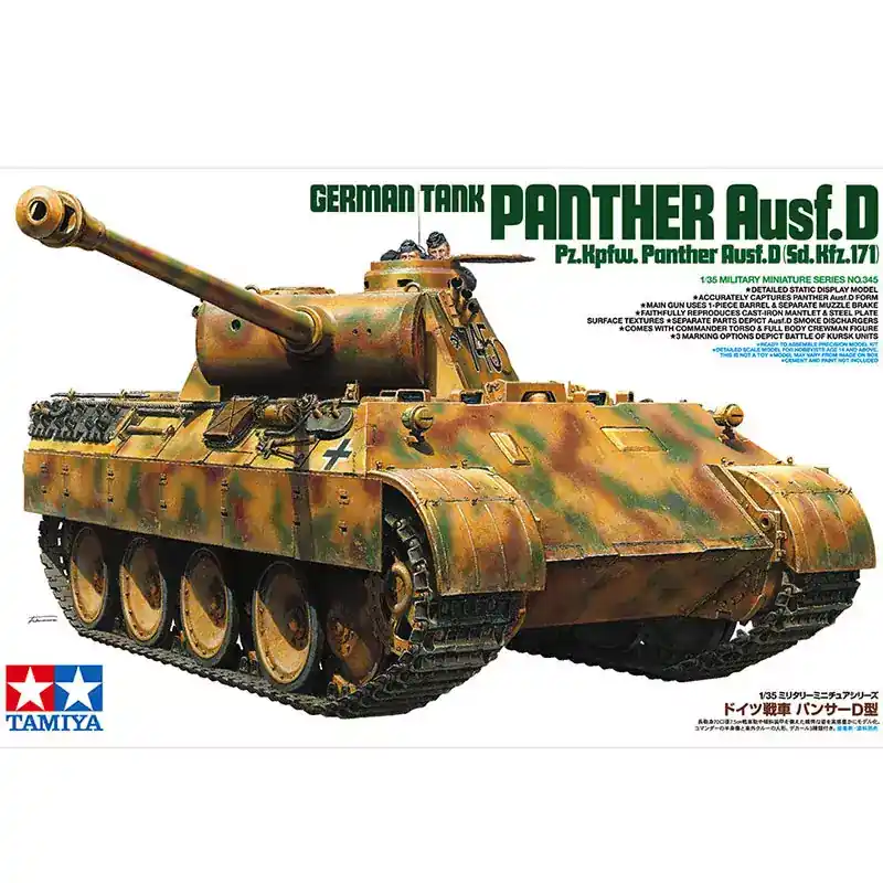 Authentique Tamiya 35345 Panther Ausf.D - Échelle 1/35