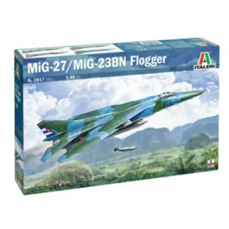 Réduction ITALERI 2817 MiG-23bn/27d Flogger - Échelle 1/48