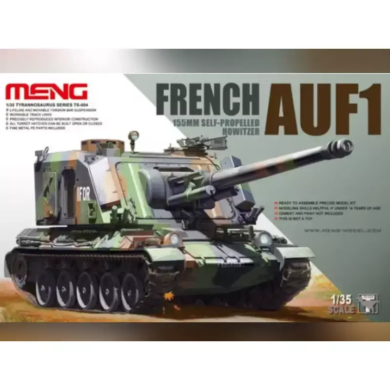 Jusqu'à Épuisement Des Stocks MENG TS-004 Char Français AMX-30b 155mm Self-Propelled Howitzer - 1/35
