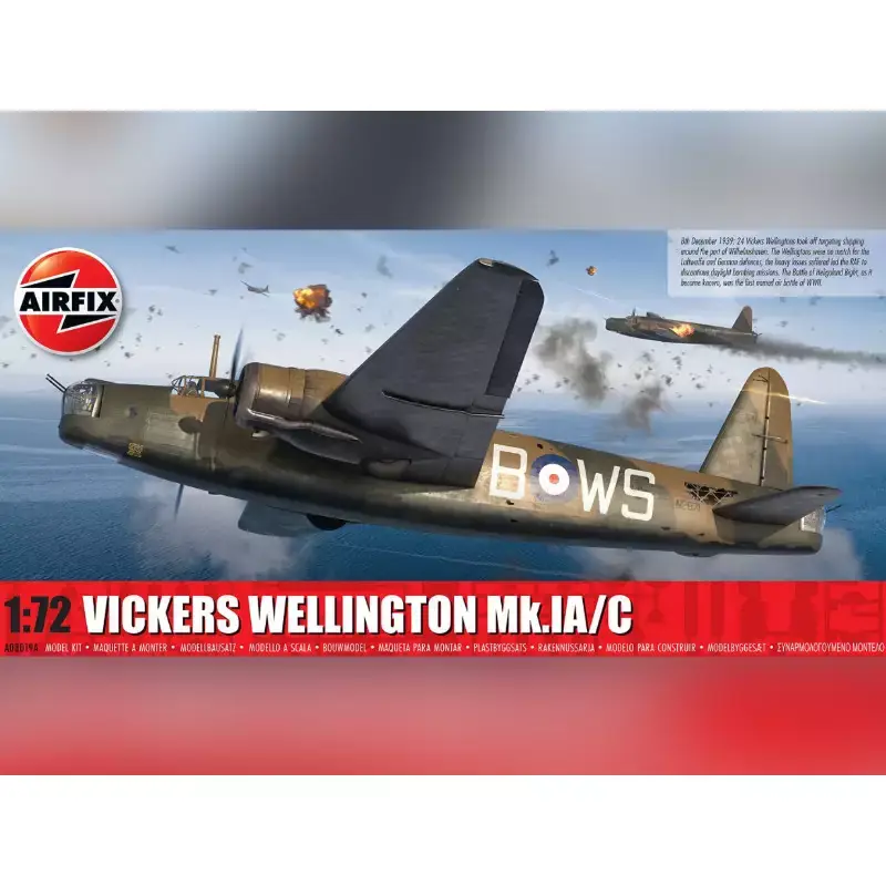 Pas Cher AIRFIX A08019A Vickers Wellington Mk.IA/C - 1/72