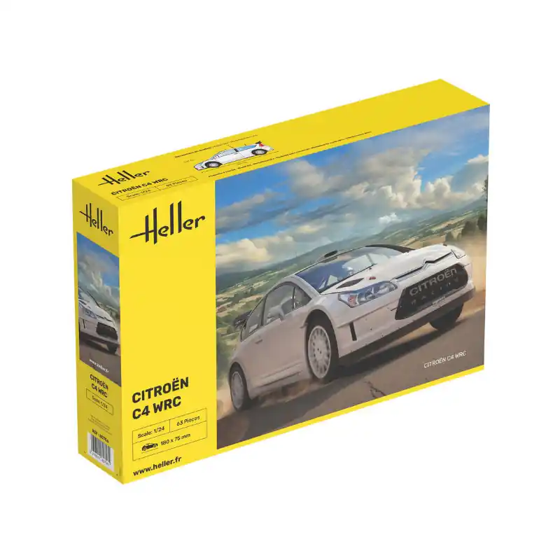 HELLER 80756 Citroën c4 WRC - Échelle 1/24 Dernier Modèle