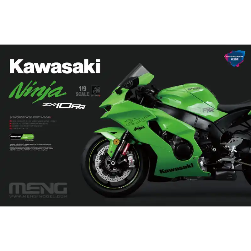 Bon Marché MENG MT-008s Kawasaki ZX-10rr (Édition Pré-Peinte) - 1/9