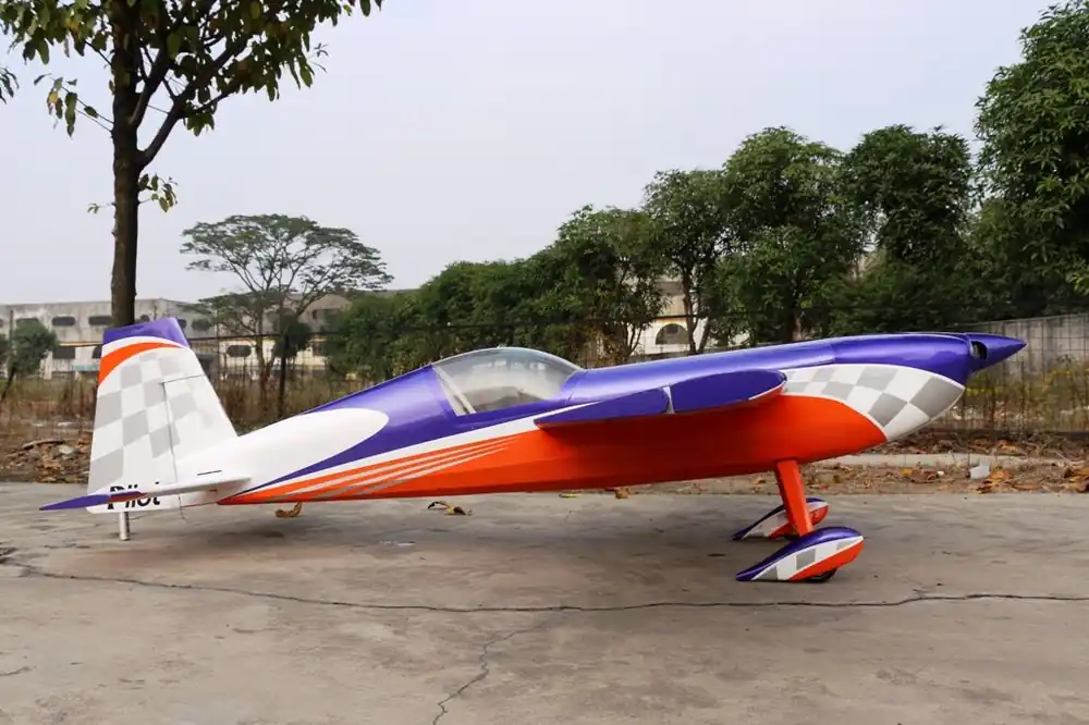 Nouvel Arrivage Extra 330SC Pilot RC 1.98m - Orange Purple Argent - 30 - 40cm3