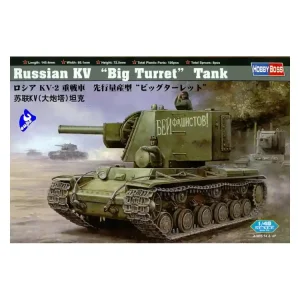 Livraison Express Hobby Boss maquette militaire 84815 KV-1 Big tourelle 1/48