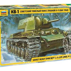 Zvezda maquette plastique 3624 KV-I avec canon L-11 Mod 1940 1/35 Vente Directe
