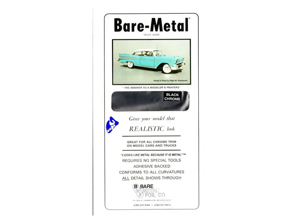 Bare métal Finition 007 Noir Chrome Commander Maintenant