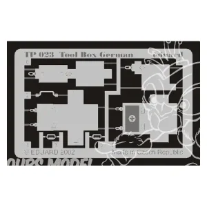 Meilleure Vente Eduard photodecoupe TP023 BOITE A OUTILS ALLEMANDE 1/35