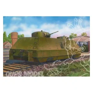 Nouveauté UM maquettes militaire 612 WAGON BLINDE OB-3 avec 2 tourelles T-26 (1933) 1/72