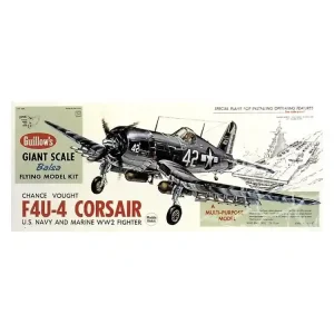 Maquette Guillow‘s avion bois 1004 Chance Vought F4U-4 Corsair 1/16 Authentique