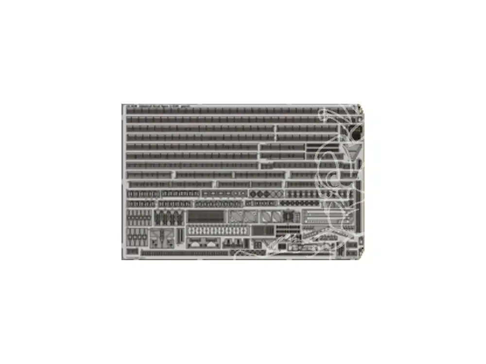 Marque Eduard photodecoupe 53050 Photodécoupe pour Admiral Graf Spee Academy 1/350
