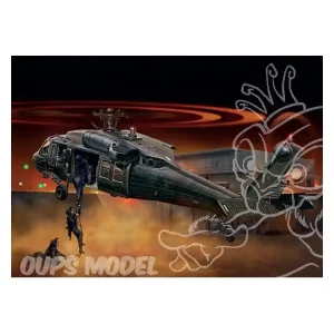 ITALERI maquette hélicoptère 2706 UH-60 Black Hawk Night Raid 1/48 Soldes