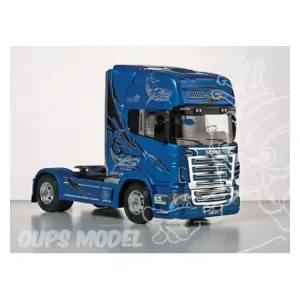 ITALERI maquette camion 3873 Scania R620 Blue Shark 1/24 Retour Gratuit