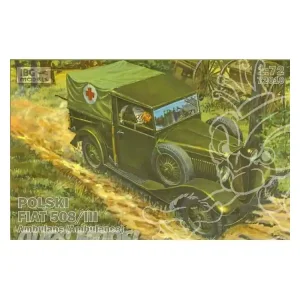 Livraison Express IBG maquette militaire 72010 POLSKI FIAT 508/III Ambulance 1/72