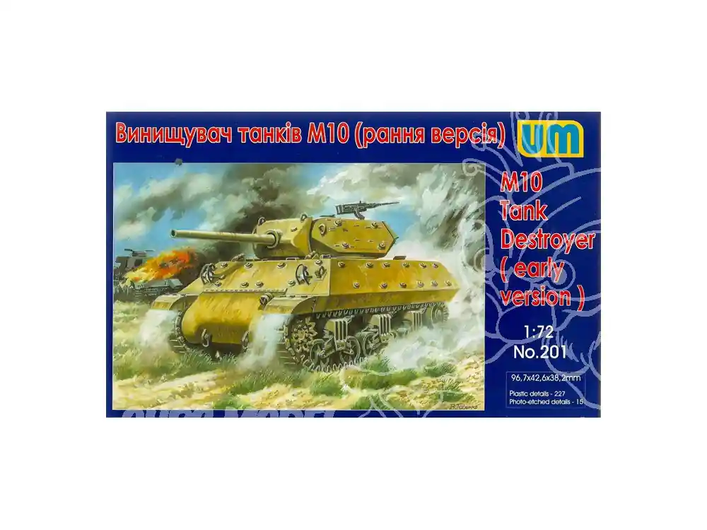 Seulement Aujourd'hui UM Unimodels maquettes militaire 201 US M-10 TANK DESTROYER (début de production) 1/72