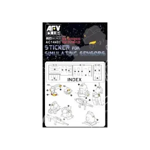 afv club stiker ac14401 STICKERS pour la simulation de capteurs 1/144 Expédition Rapide