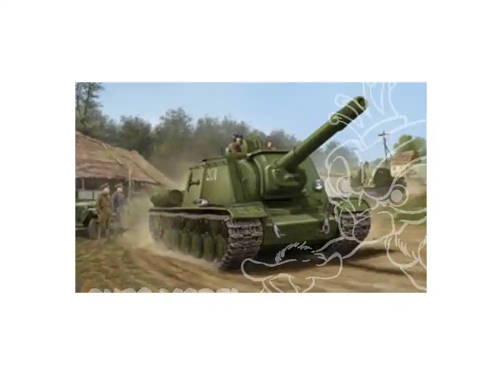 Nouvelle Collection Trumpeter maquette militaire 05568 CANON D ASSAUT LOURD SOVIETIQUE SU-152 (fin de production) 1/35