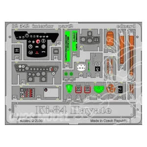 EDUARD photodecoupe avion 32542 Interieur Ki-84 Hayate Hasegawa 1/32 Bon Plan