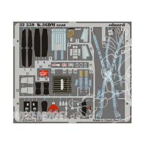 Solde EDUARD photodecoupe avion 32559 Siege Mig-29 Fulcrum K-36DM 1/32