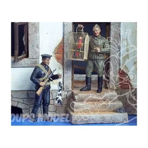 Plus Model 170 Personnages Marins Russes flotte de la mer noire WWII 1/35 Produit De Marque