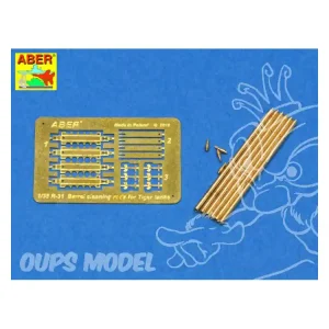 Aber R31 barres de nettoyage de fut de canon avec support pour Tigre I 1/35 Meilleur Prix