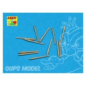 Certifié Aber 700L19 Set de 12 futs de canons 152mm pour Nelson et Rodney 1/700