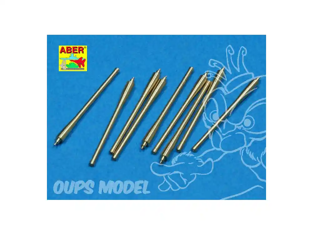 Pas Cher Aber 350L40 Set 9 de futs de canons 152mm L55 M1930 pour richeulieu, jean bart et classe la galissonniere 1/350